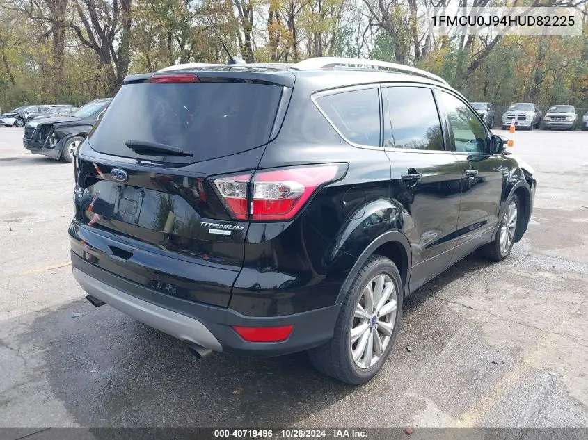 2017 Ford Escape Titanium VIN: 1FMCU0J94HUD82225 Lot: 40719496