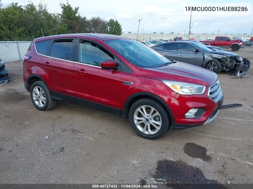 2017 Ford Escape Se VIN: 1FMCU0GD1HUE88286 Lot: 40727432