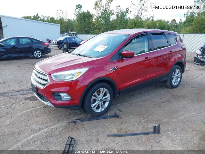 2017 Ford Escape Se VIN: 1FMCU0GD1HUE88286 Lot: 40727432