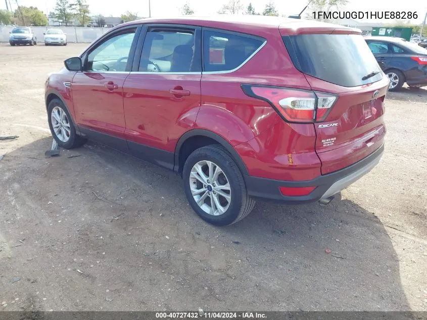 2017 Ford Escape Se VIN: 1FMCU0GD1HUE88286 Lot: 40727432