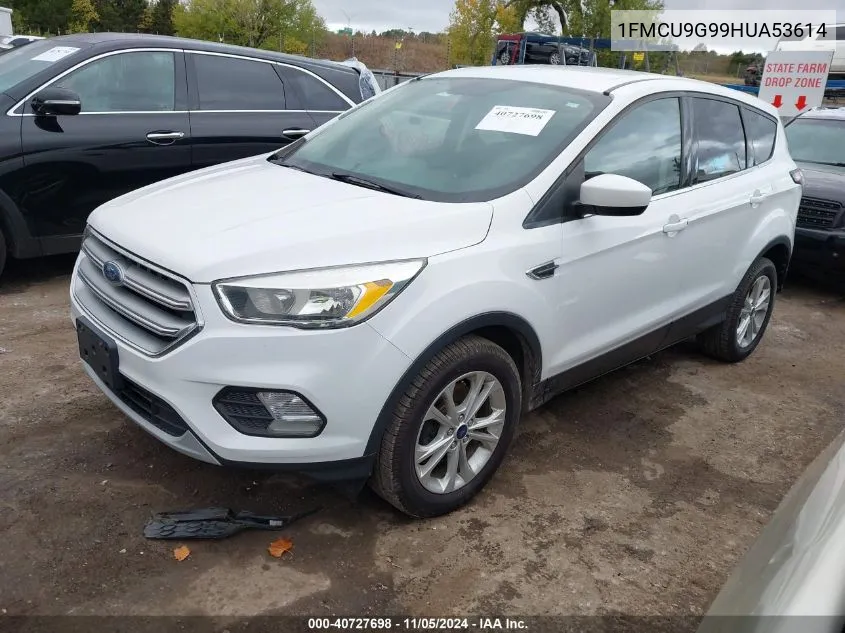 2017 Ford Escape Se VIN: 1FMCU9G99HUA53614 Lot: 40727698