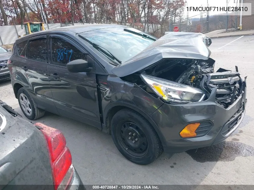 2017 Ford Escape S VIN: 1FMCU0F71HUE28410 Lot: 40728847