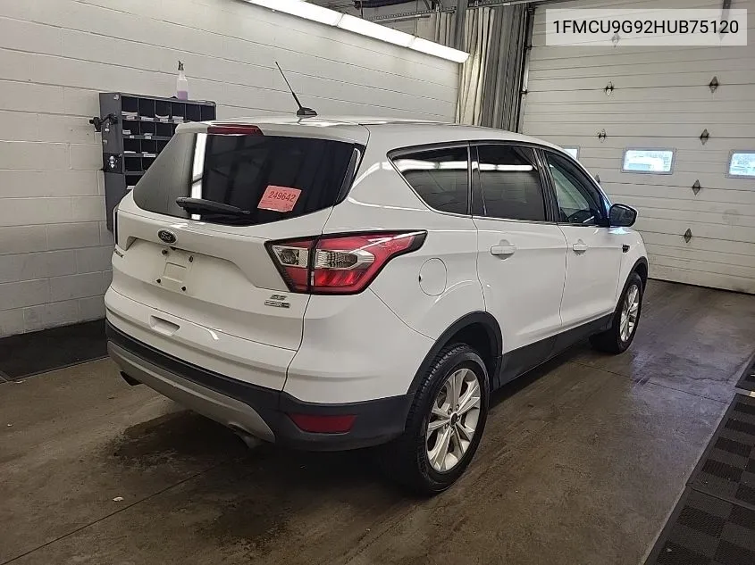 2017 Ford Escape Se VIN: 1FMCU9G92HUB75120 Lot: 40733544