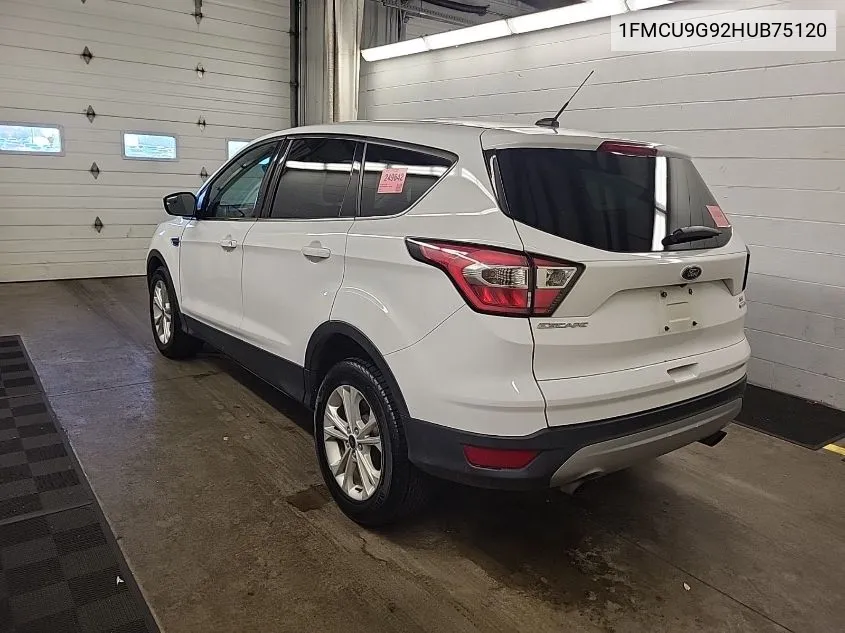 2017 Ford Escape Se VIN: 1FMCU9G92HUB75120 Lot: 40733544