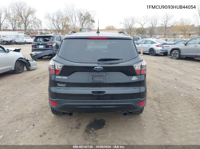 2017 Ford Escape Se VIN: 1FMCU9G93HUB44054 Lot: 40743138