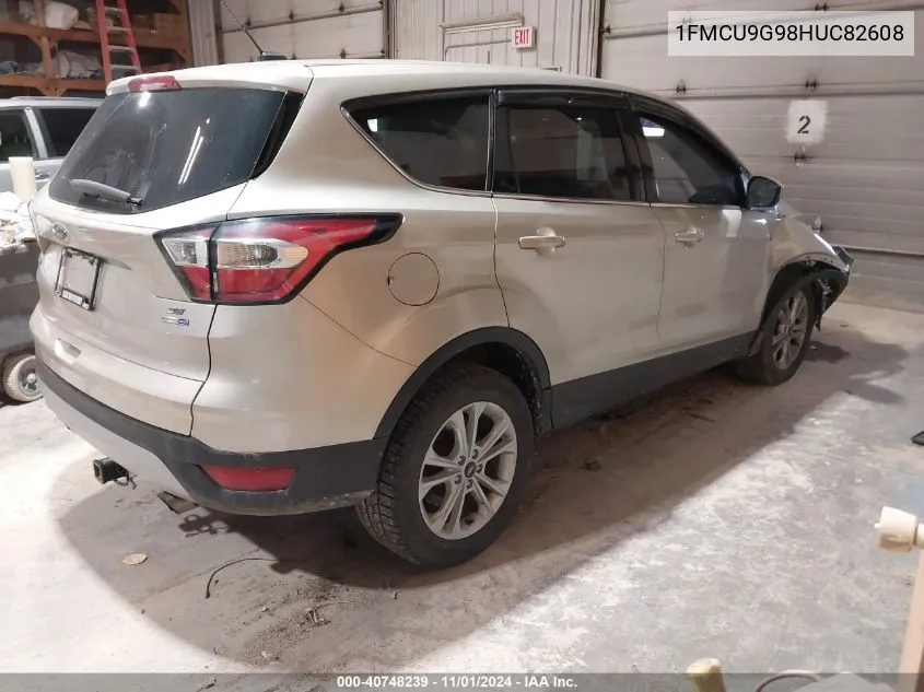 2017 Ford Escape Se VIN: 1FMCU9G98HUC82608 Lot: 40748239