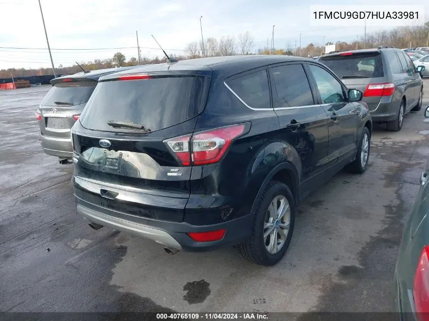 1FMCU9GD7HUA33981 2017 Ford Escape Se