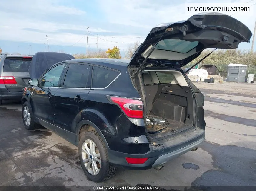 1FMCU9GD7HUA33981 2017 Ford Escape Se