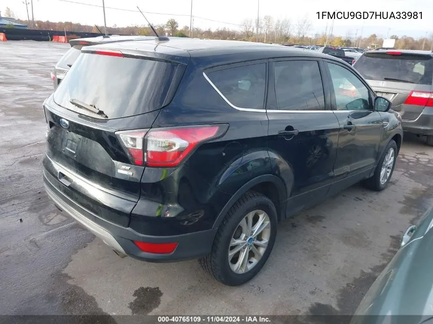 1FMCU9GD7HUA33981 2017 Ford Escape Se