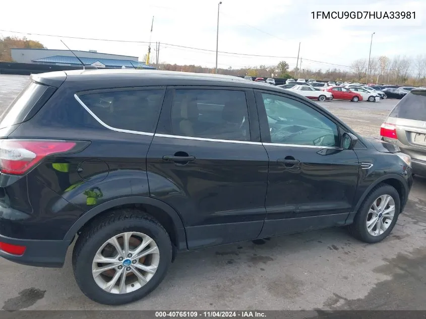 1FMCU9GD7HUA33981 2017 Ford Escape Se