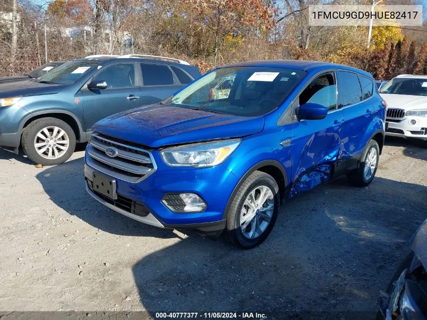 2017 Ford Escape Se VIN: 1FMCU9GD9HUE82417 Lot: 40777377