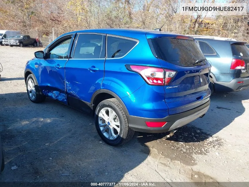 2017 Ford Escape Se VIN: 1FMCU9GD9HUE82417 Lot: 40777377