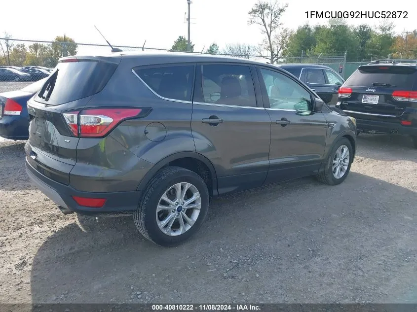 2017 Ford Escape Se VIN: 1FMCU0G92HUC52872 Lot: 40810222