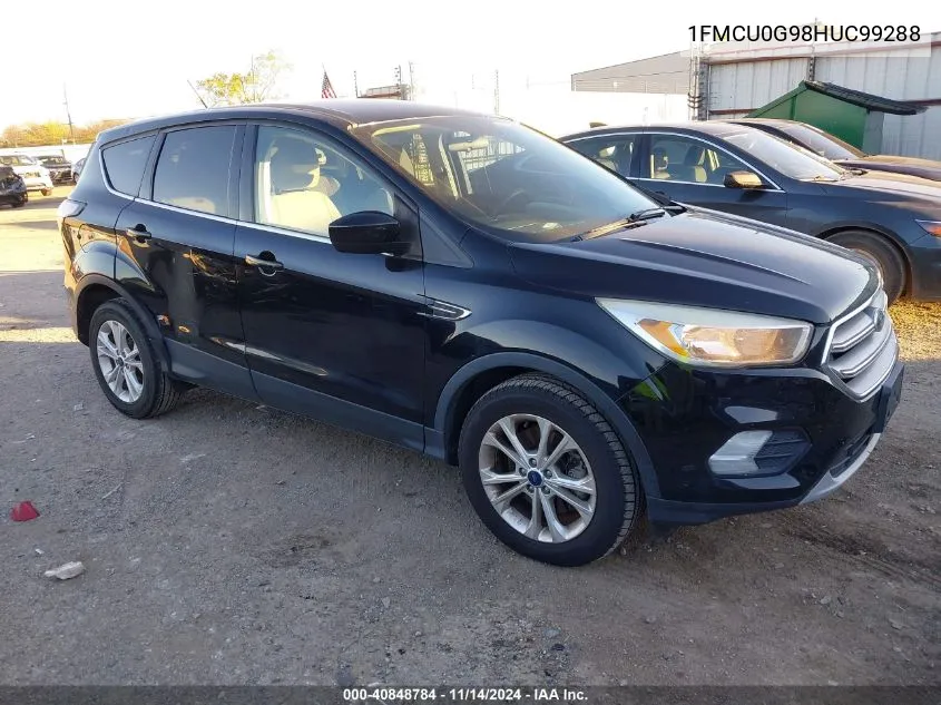 2017 Ford Escape Se VIN: 1FMCU0G98HUC99288 Lot: 40848784