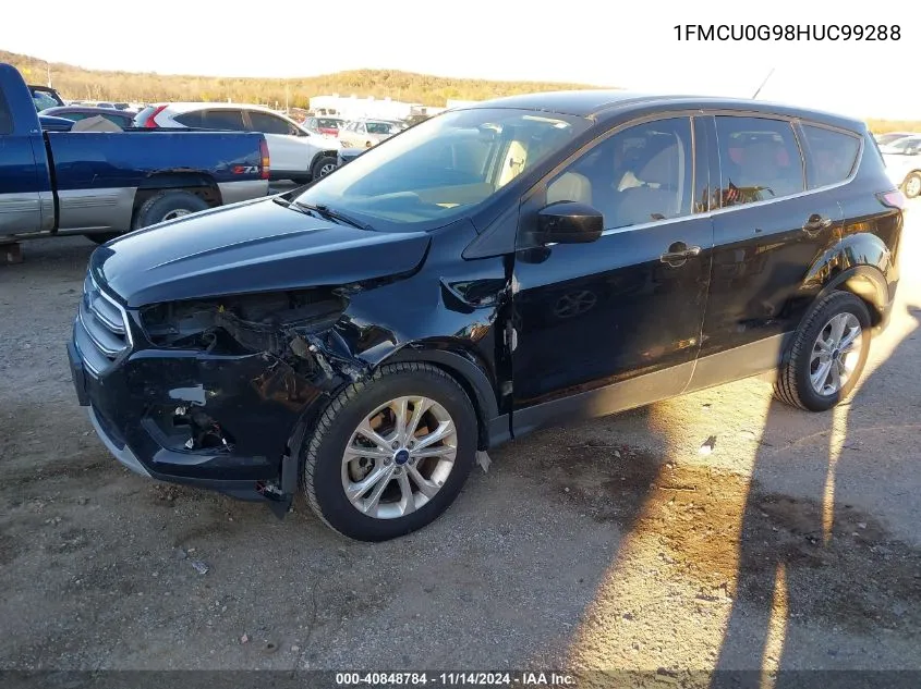 2017 Ford Escape Se VIN: 1FMCU0G98HUC99288 Lot: 40848784