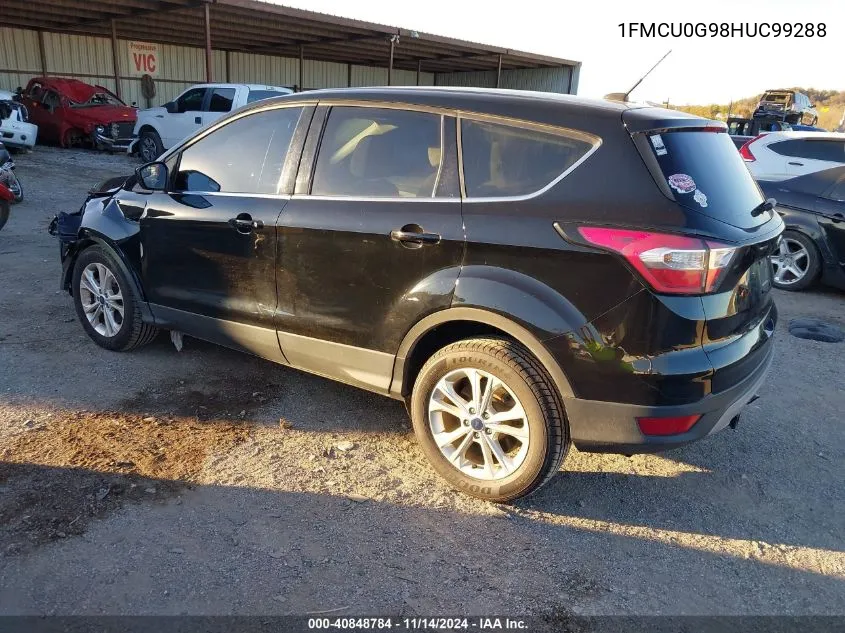 2017 Ford Escape Se VIN: 1FMCU0G98HUC99288 Lot: 40848784