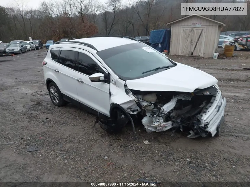 2017 Ford Escape Se VIN: 1FMCU9GD8HUA77827 Lot: 40857990