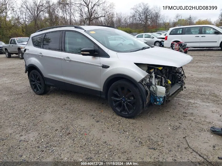 2017 Ford Escape Titanium VIN: 1FMCU0JD2HUD08399 Lot: 40872728