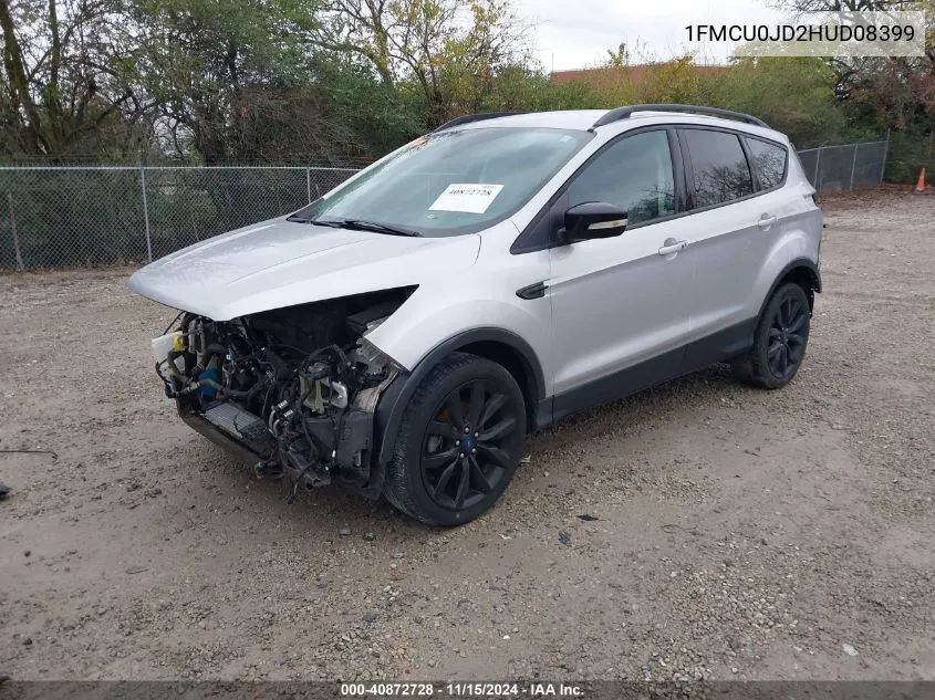 2017 Ford Escape Titanium VIN: 1FMCU0JD2HUD08399 Lot: 40872728