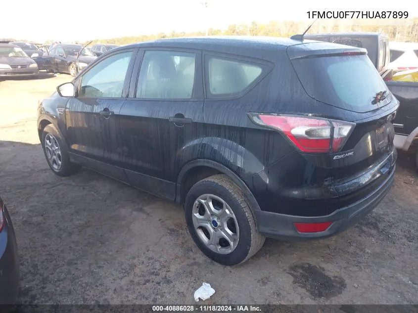 2017 Ford Escape S VIN: 1FMCU0F77HUA87899 Lot: 40886028