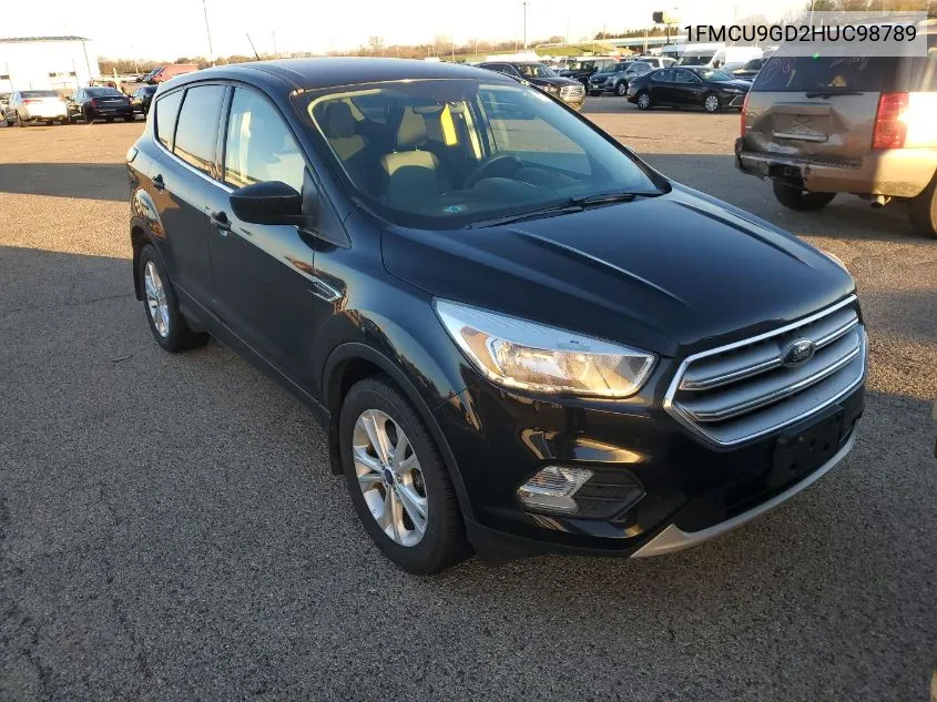 2017 Ford Escape Se VIN: 1FMCU9GD2HUC98789 Lot: 40886051