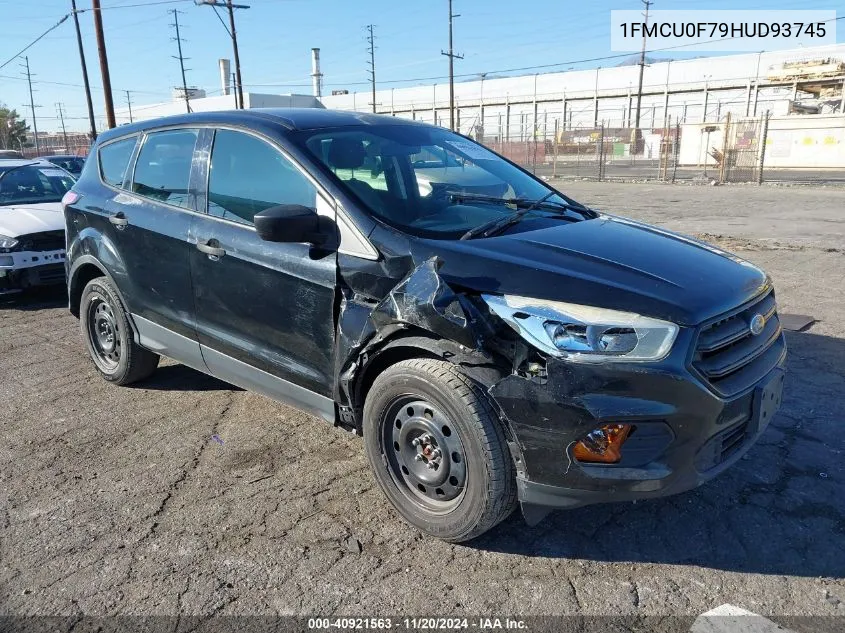 2017 Ford Escape S VIN: 1FMCU0F79HUD93745 Lot: 40921563