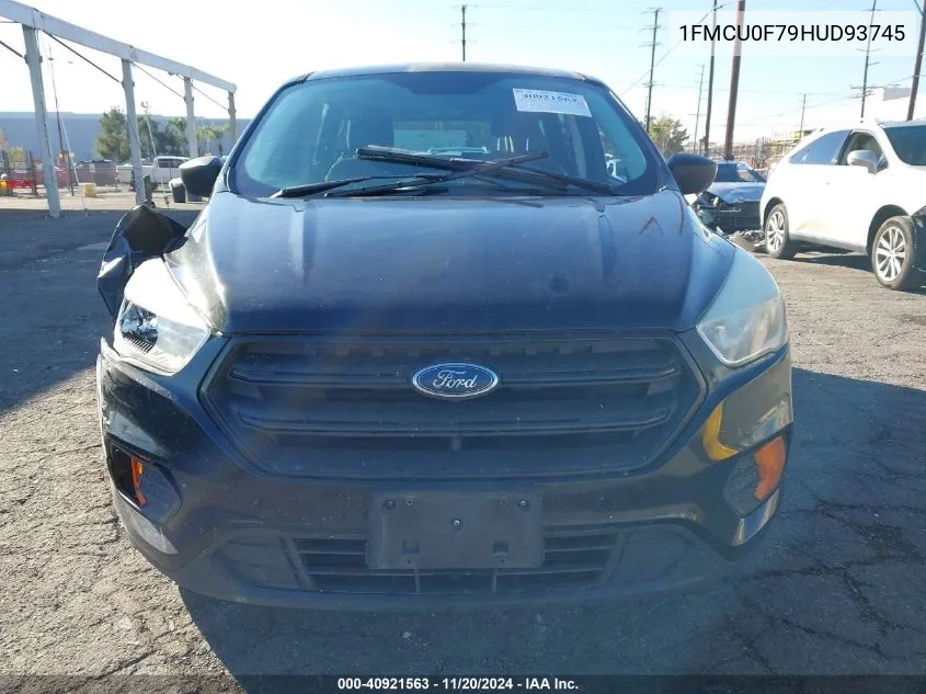 2017 Ford Escape S VIN: 1FMCU0F79HUD93745 Lot: 40921563