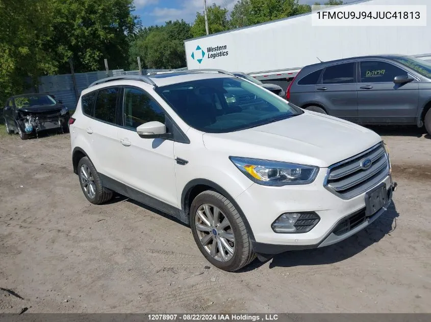 1FMCU9J94JUC41813 2018 Ford Escape Titanium