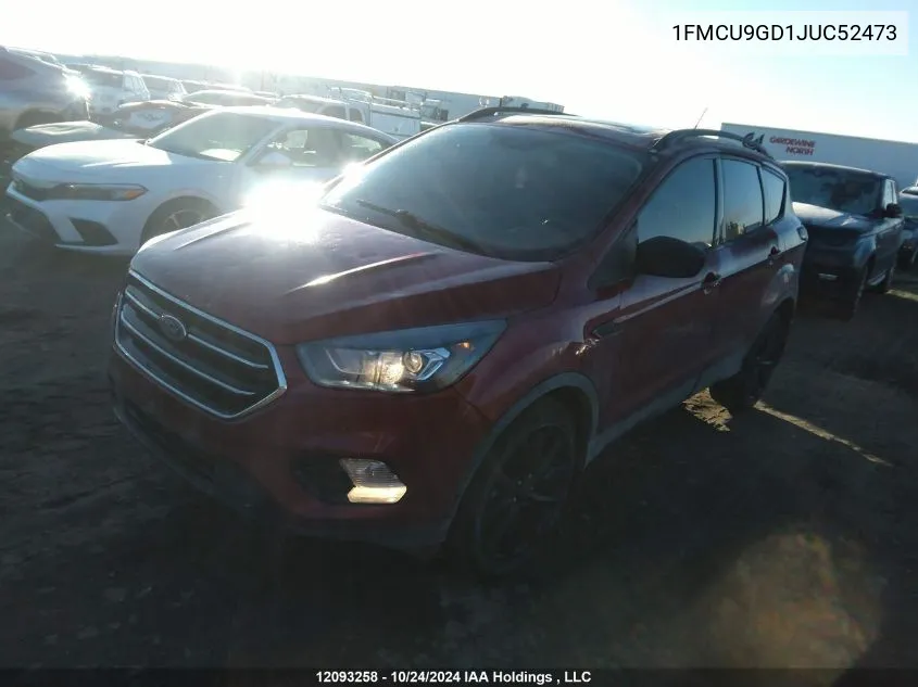 1FMCU9GD1JUC52473 2018 Ford Escape Se