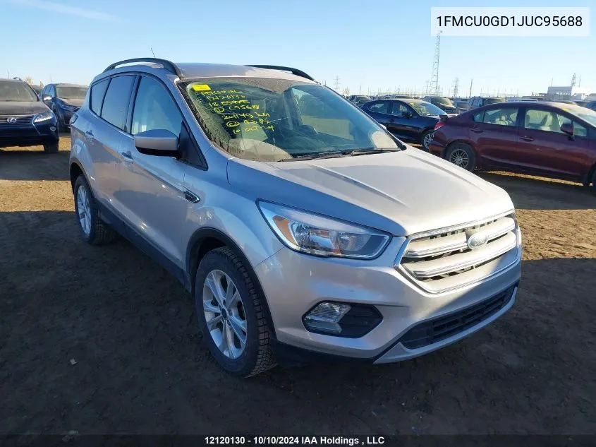 2018 Ford Escape Se VIN: 1FMCU0GD1JUC95688 Lot: 12120130