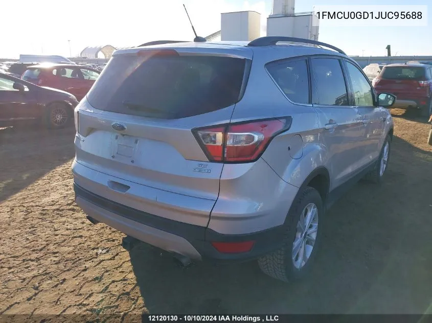 2018 Ford Escape Se VIN: 1FMCU0GD1JUC95688 Lot: 12120130