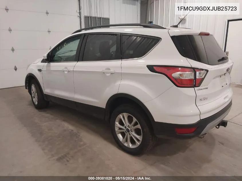 2018 Ford Escape Se VIN: 1FMCU9GDXJUB25723 Lot: 39381020