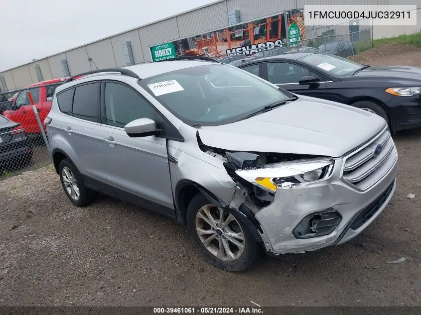 2018 Ford Escape Se VIN: 1FMCU0GD4JUC32911 Lot: 39461061