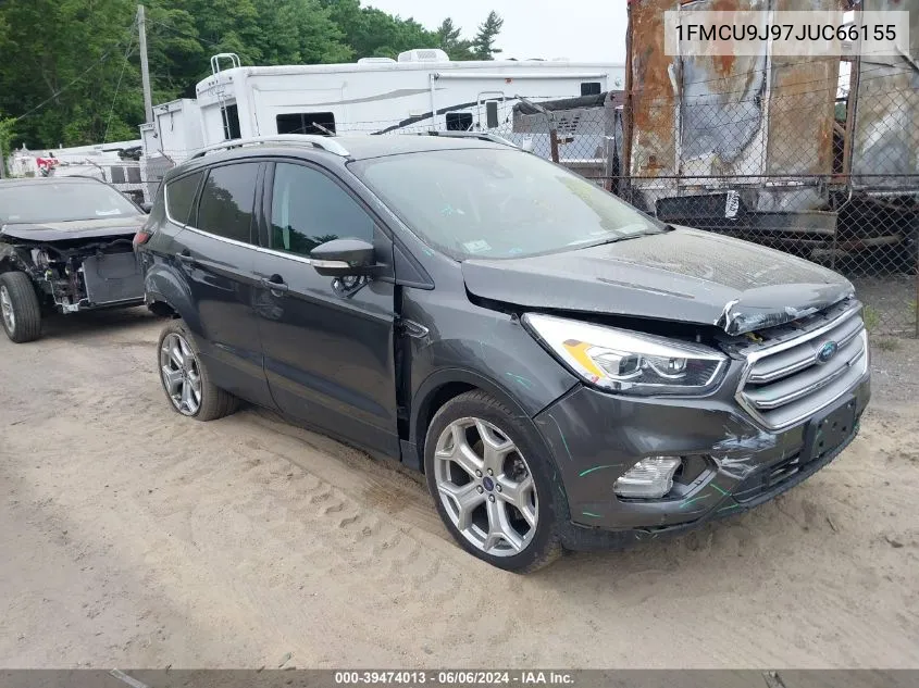 2018 Ford Escape Titanium VIN: 1FMCU9J97JUC66155 Lot: 39474013