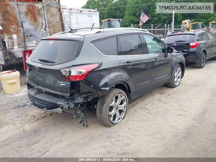 2018 Ford Escape Titanium VIN: 1FMCU9J97JUC66155 Lot: 39474013