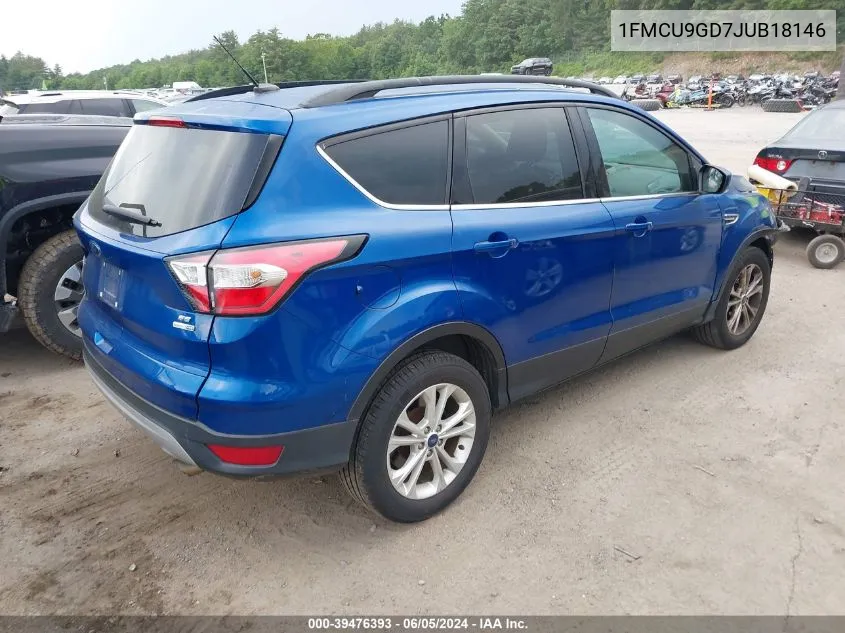 1FMCU9GD7JUB18146 2018 Ford Escape Se