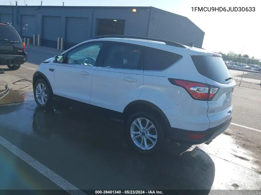 2018 Ford Escape Sel VIN: 1FMCU9HD6JUD30633 Lot: 39481340