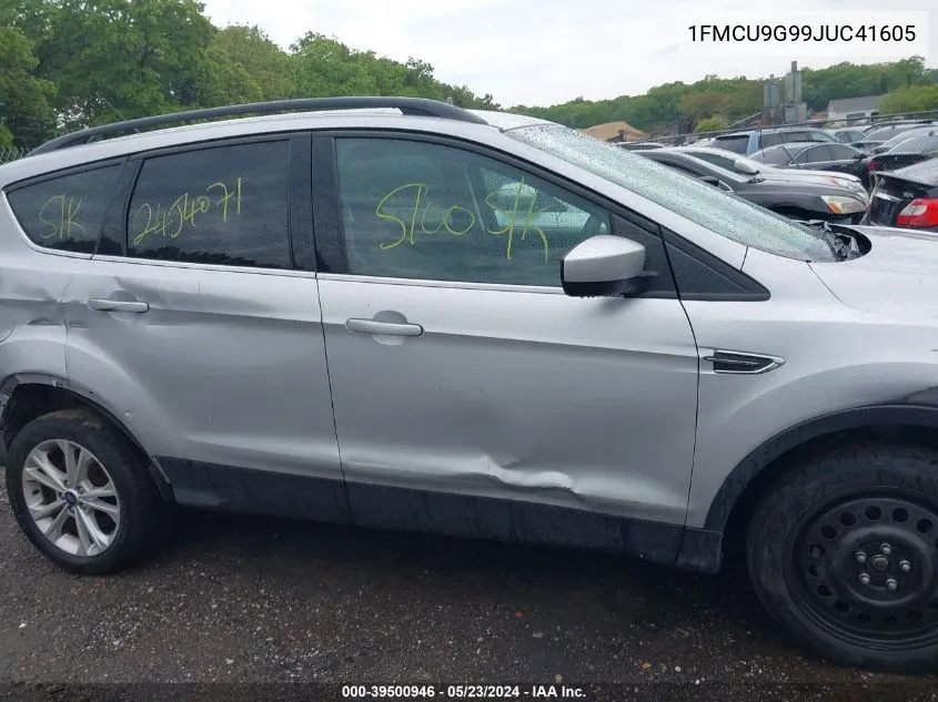 2018 Ford Escape Se VIN: 1FMCU9G99JUC41605 Lot: 39500946