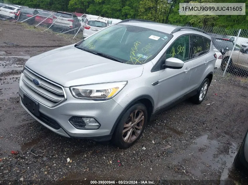 2018 Ford Escape Se VIN: 1FMCU9G99JUC41605 Lot: 39500946