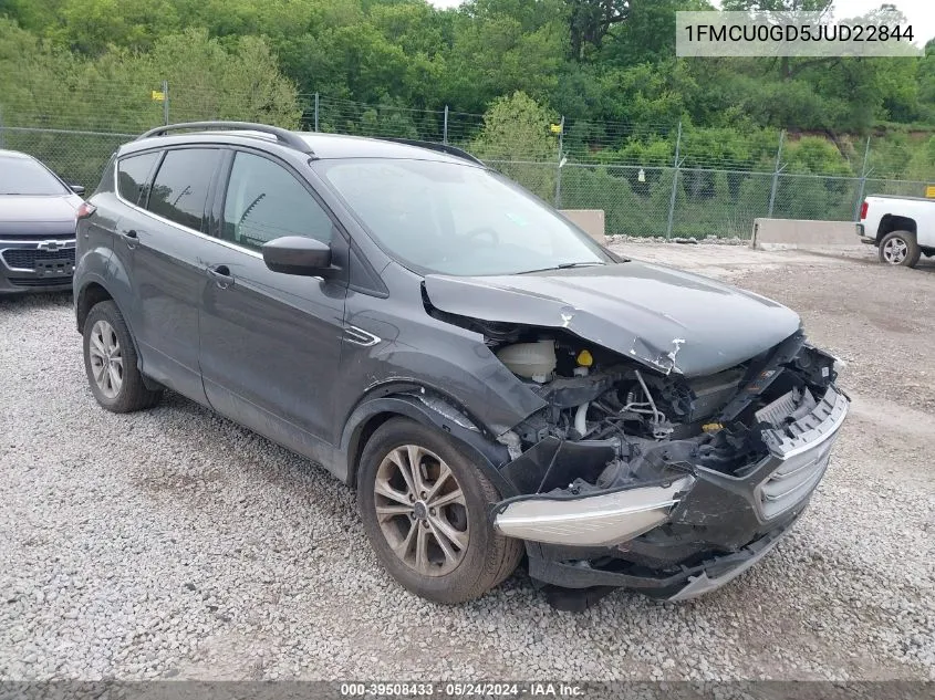 2018 Ford Escape Se VIN: 1FMCU0GD5JUD22844 Lot: 39508433