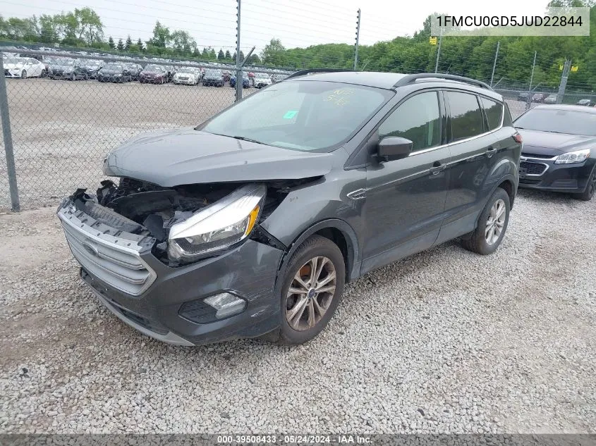 1FMCU0GD5JUD22844 2018 Ford Escape Se