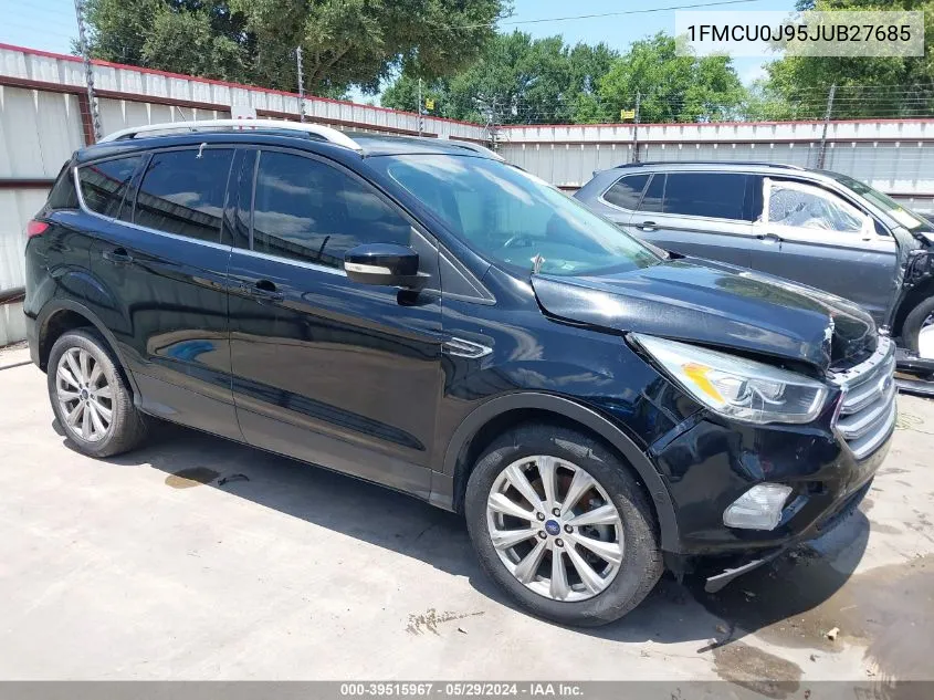 2018 Ford Escape Titanium VIN: 1FMCU0J95JUB27685 Lot: 39515967