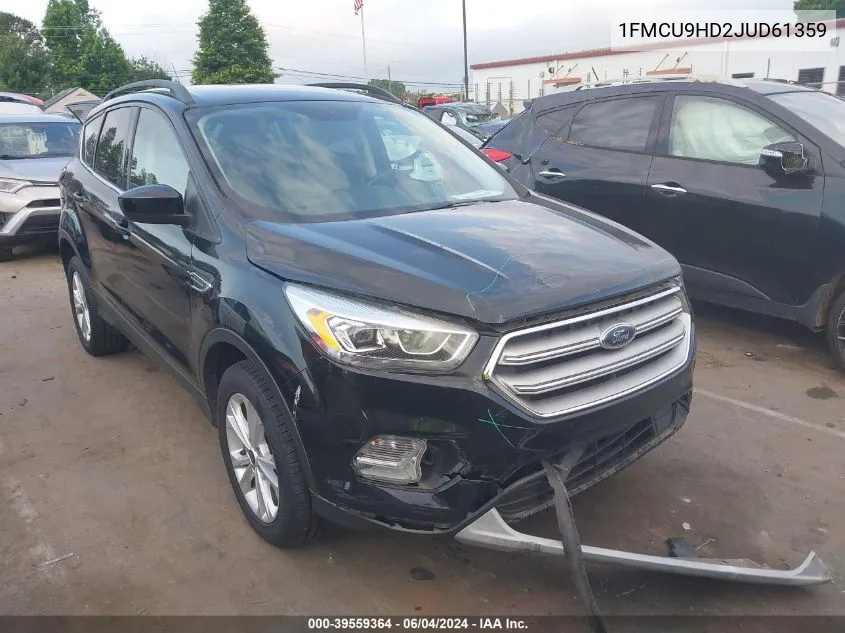 2018 Ford Escape Sel VIN: 1FMCU9HD2JUD61359 Lot: 39559364