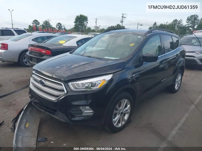 1FMCU9HD2JUD61359 2018 Ford Escape Sel