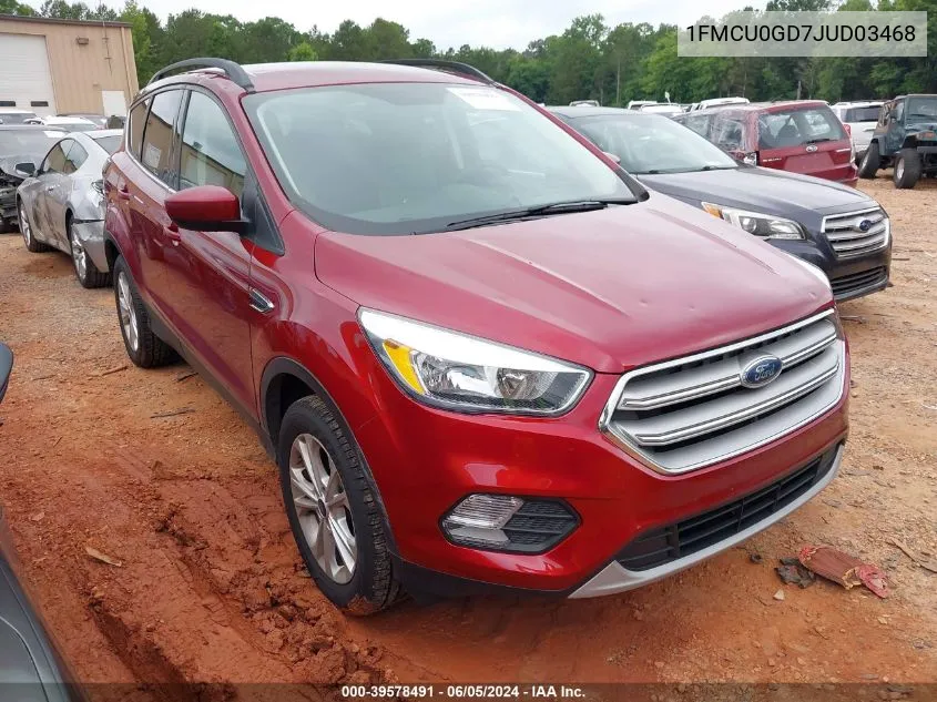 2018 Ford Escape Se VIN: 1FMCU0GD7JUD03468 Lot: 39578491