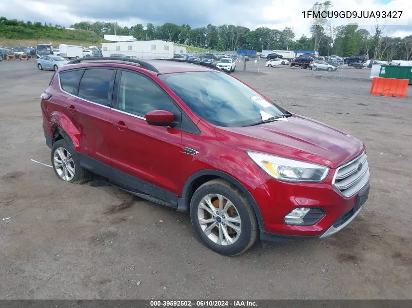 1FMCU9GD9JUA93427 2018 Ford Escape Se