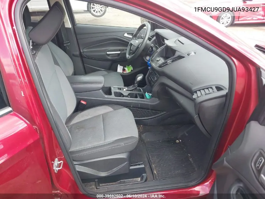 1FMCU9GD9JUA93427 2018 Ford Escape Se