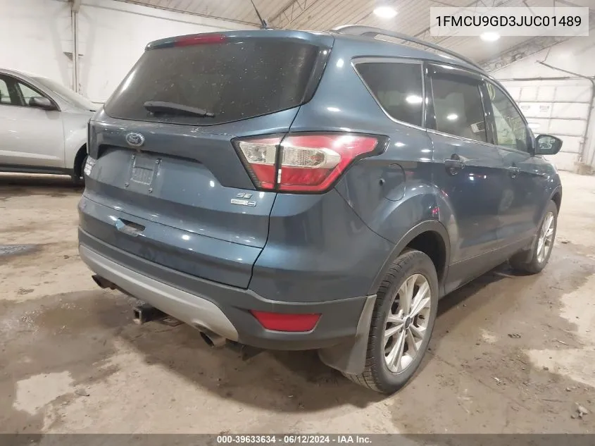 1FMCU9GD3JUC01489 2018 Ford Escape Se