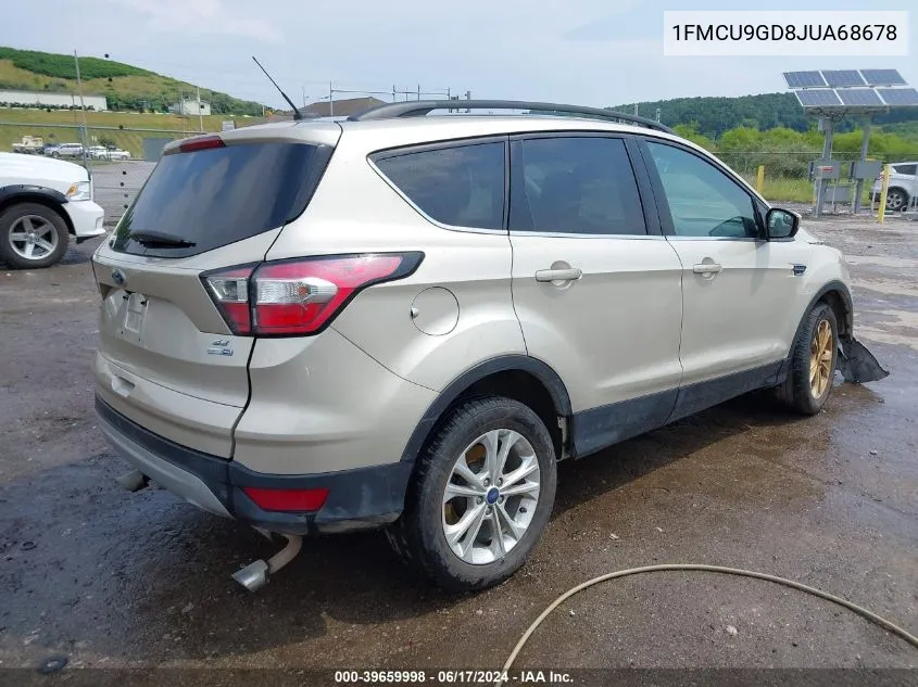 2018 Ford Escape Se VIN: 1FMCU9GD8JUA68678 Lot: 39659998