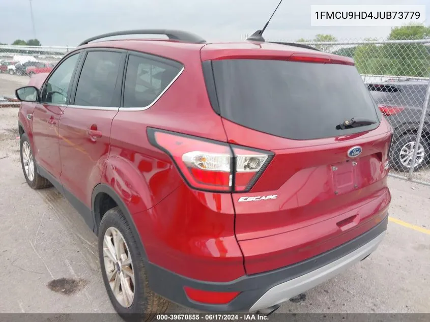 1FMCU9HD4JUB73779 2018 Ford Escape Sel